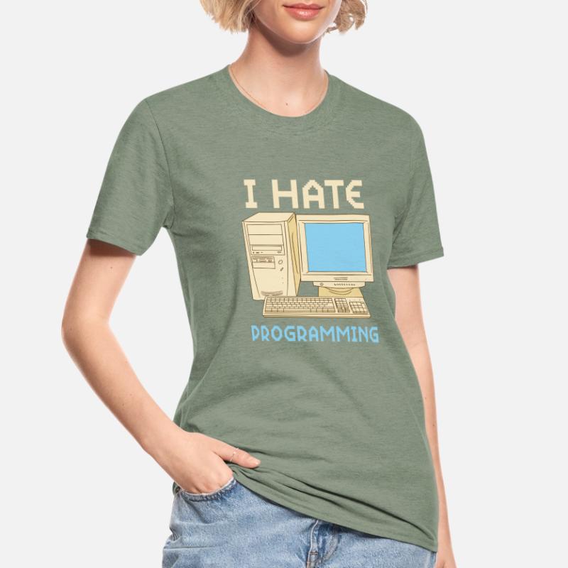 Informatiker Programmer Programming Coding Sprüche Unisex Polycotton T-Shirt