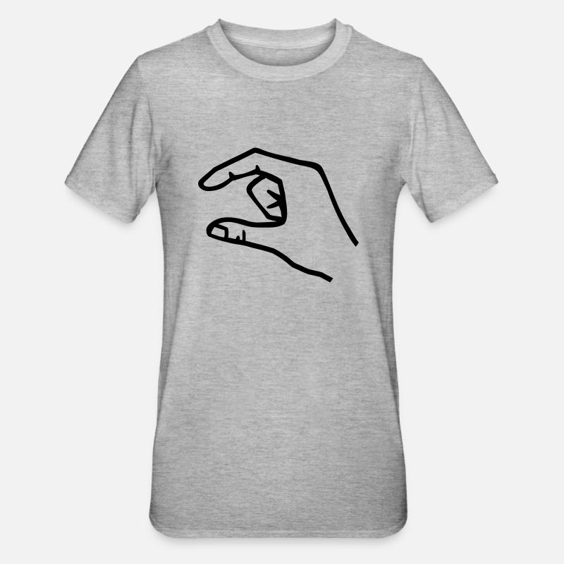 Main - T-shirt polycoton Unisexe - gris chiné