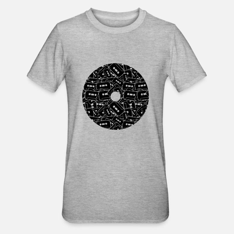 CD - T-shirt polycoton Unisexe - gris chiné