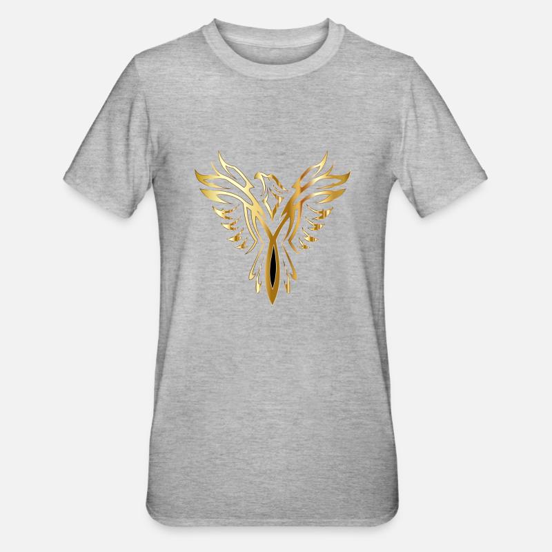 Phoenix - T-shirt polycoton Unisexe - gris chiné