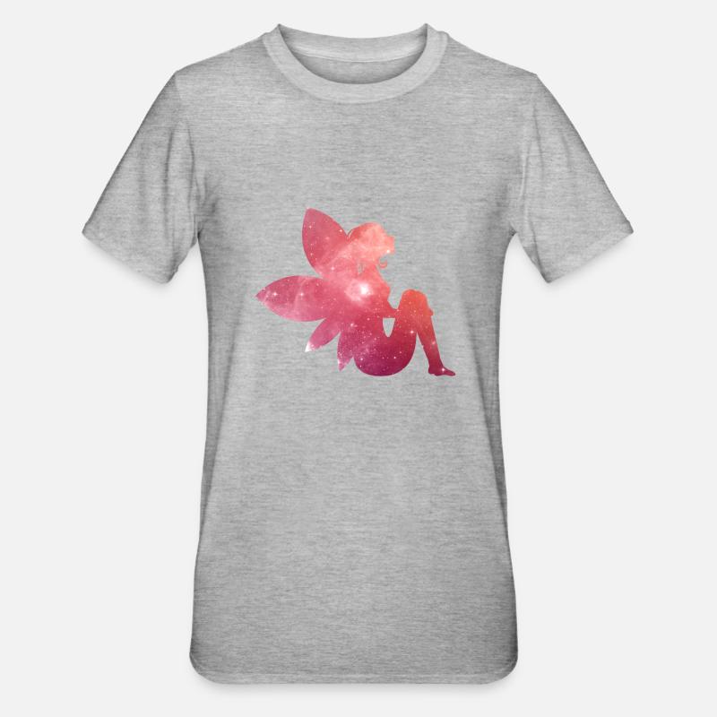 fée - Fée - T-shirt polycoton Unisexe - gris chiné