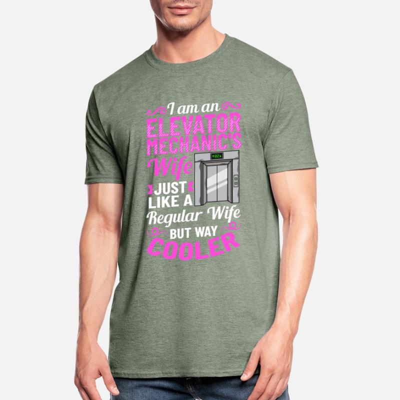Elevator Elevator System Technician Woman Elevator Elevator Unisex Polycotton T-Shirt