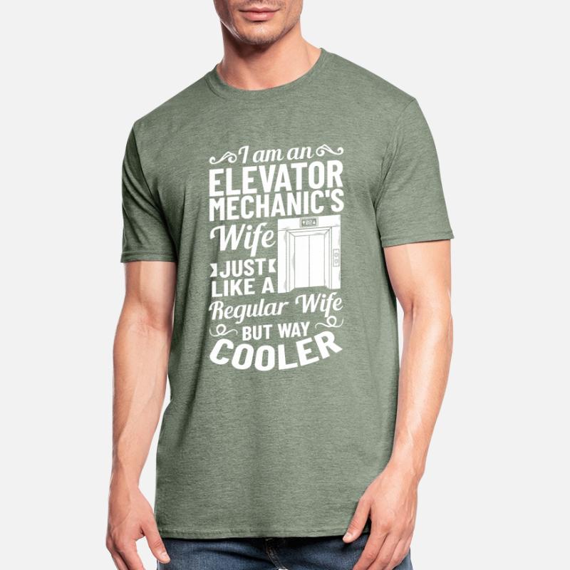 Elevator Elevator System Technician Woman Elevator Elevator Unisex Polycotton T-Shirt