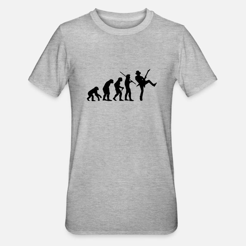 Evolution Cowboy Rocker - T-shirt polycoton Unisexe - gris chiné
