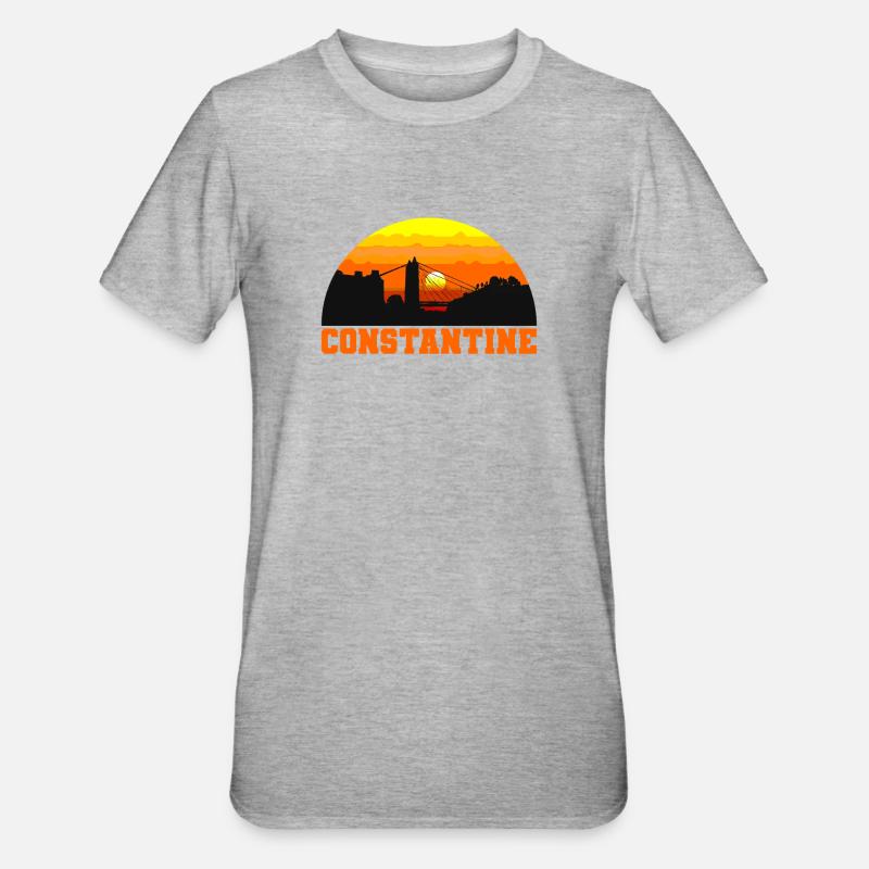 Constantine - T-shirt polycoton Unisexe - gris chiné