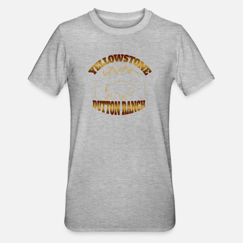 Yellowstone Dutton Ranch Büffel - Unisex Polycotton T-Shirt - undefined
