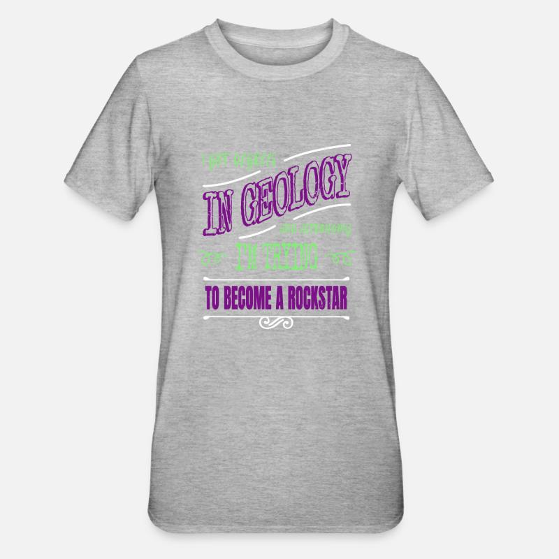 Celestial Spaceship Astrophysics Statement Gift - Unisex Polycotton T-Shirt - heather grey