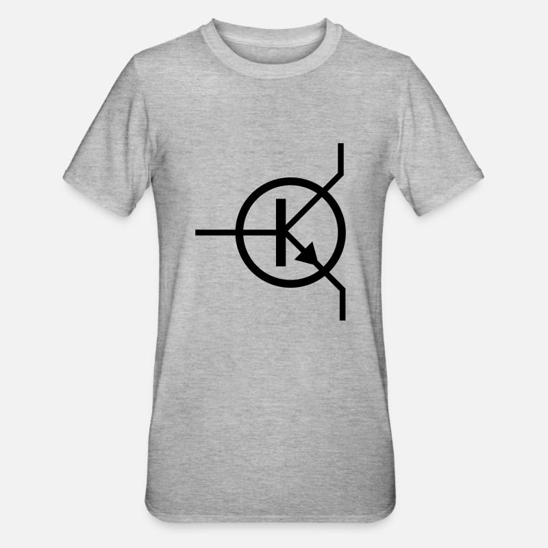 Transistor - T-shirt polycoton Unisexe - gris chiné