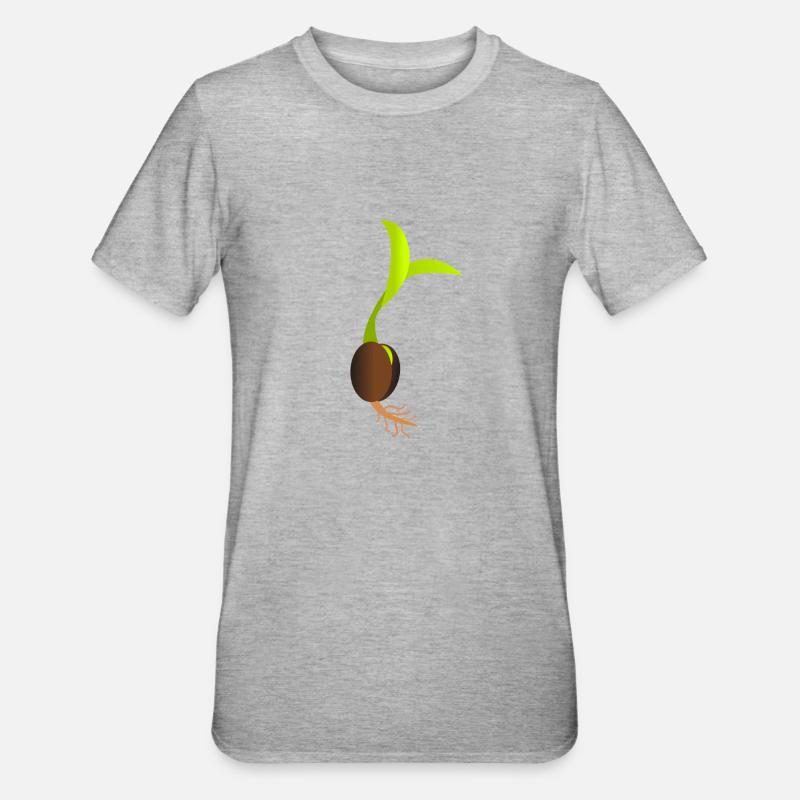 semis - T-shirt polycoton Unisexe - gris chiné