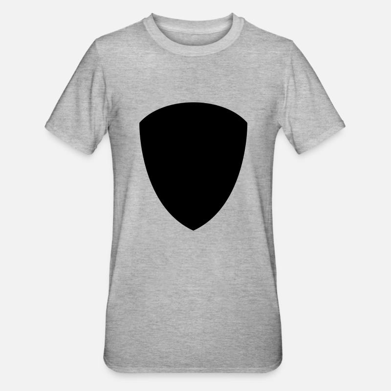 Shield - T-shirt polycoton Unisexe - gris chiné