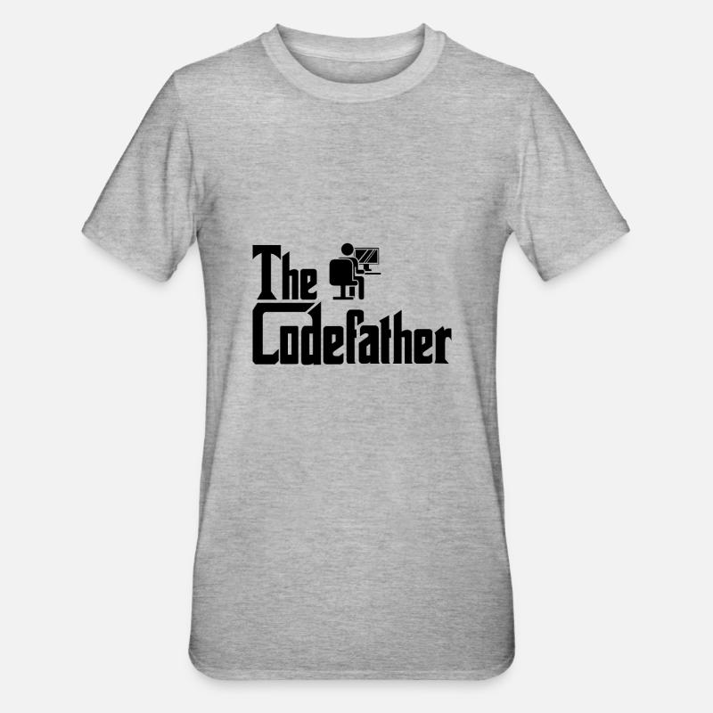 Le Codefather - T-shirt polycoton Unisexe - gris chiné