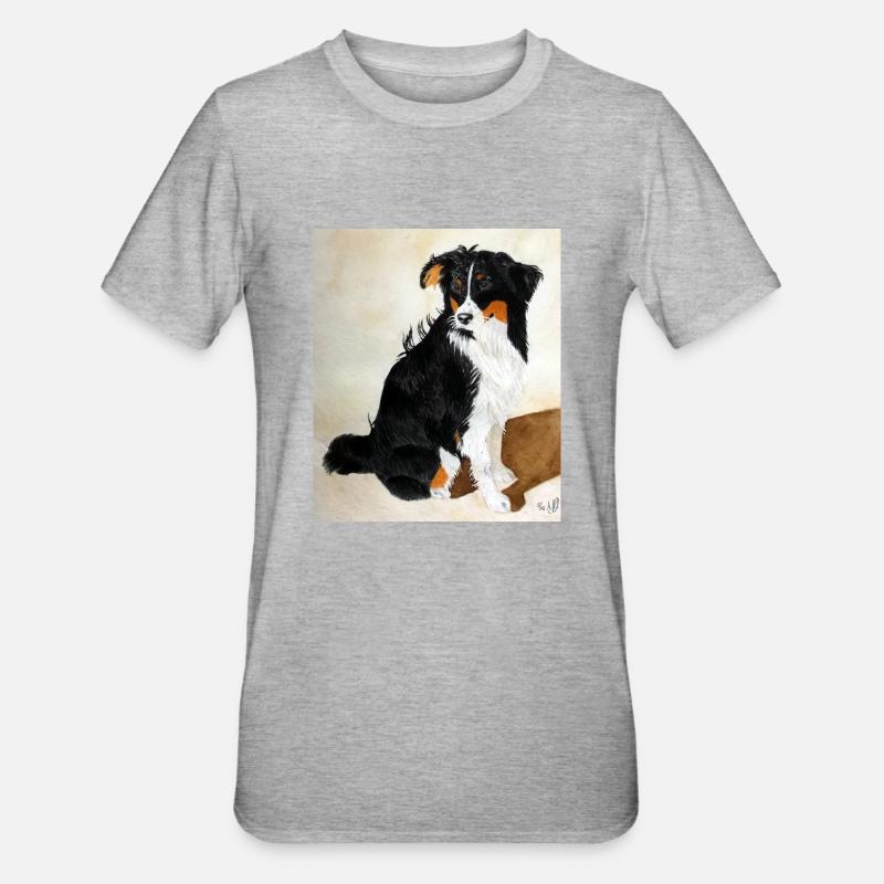 Assis Aussie Nanouk - T-shirt polycoton Unisexe - gris chiné