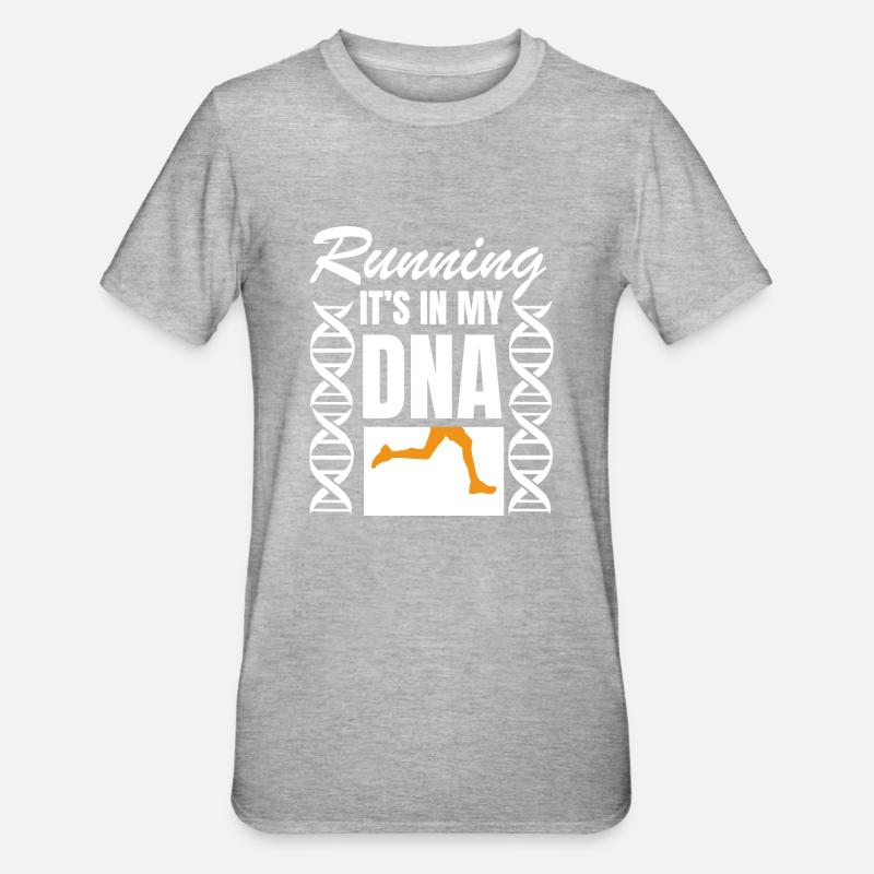 Marathon Courir Jogging - T-shirt polycoton Unisexe - gris chiné