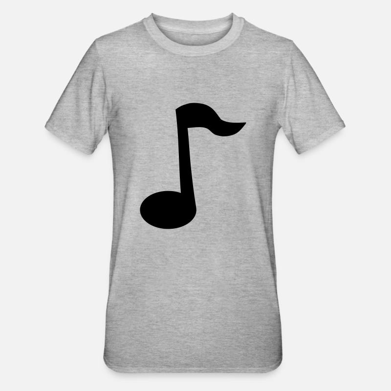 Note - T-shirt polycoton Unisexe - gris chiné