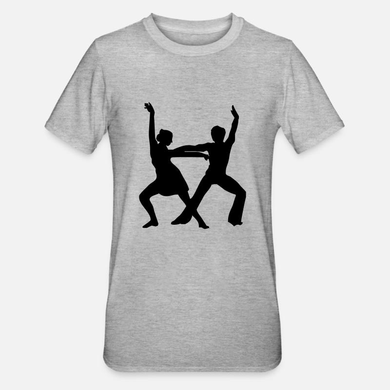 Danse, danse, danse - T-shirt polycoton Unisexe - gris chiné