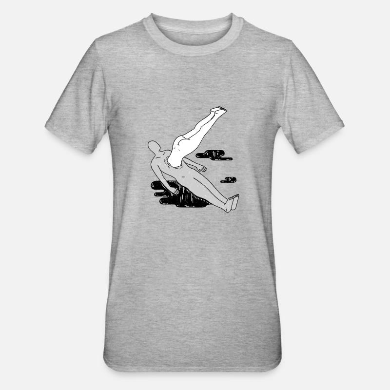 Headfirst - T-shirt polycoton Unisexe - gris chiné