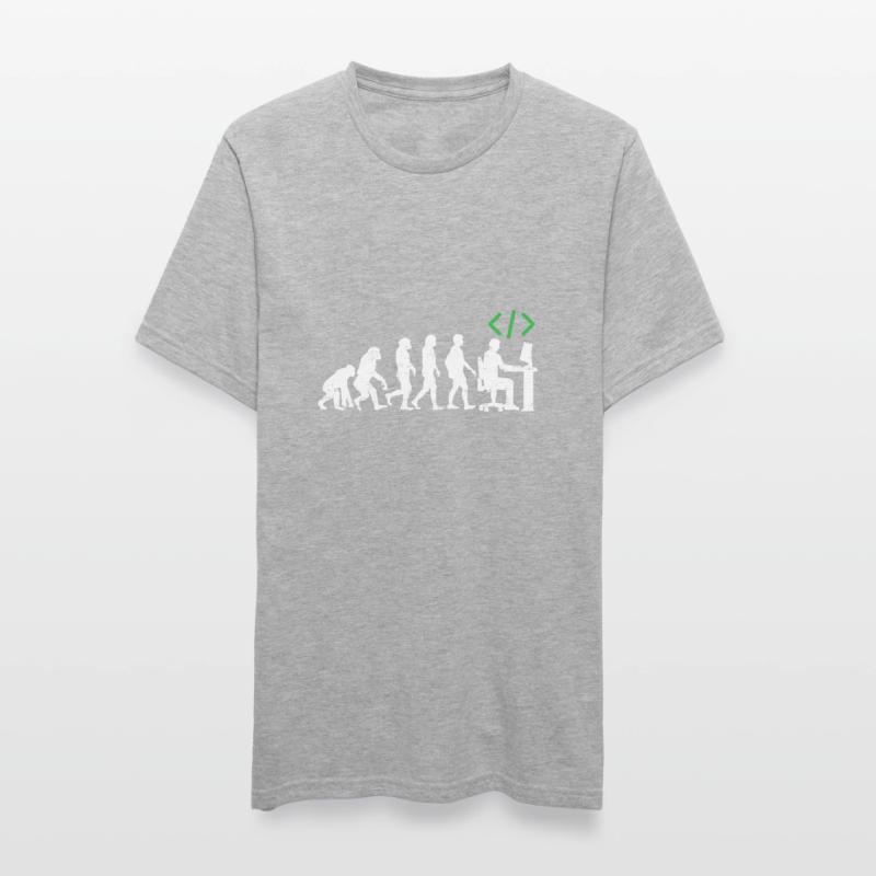 Programmierer Evolution geschenk coder java c++ Unisex Polycotton T-Shirt