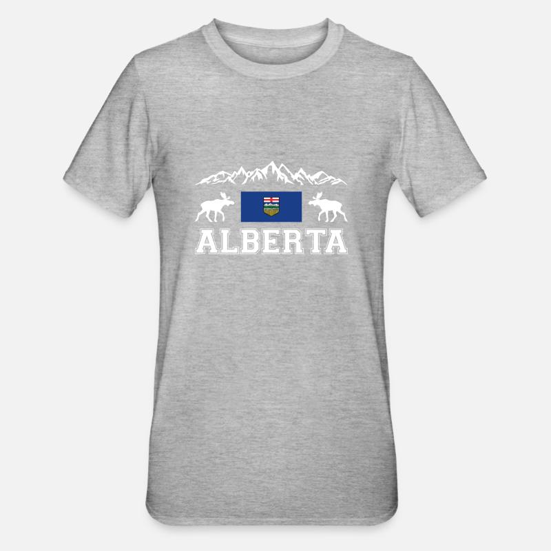 Alberta - T-shirt polycoton Unisexe - gris chiné