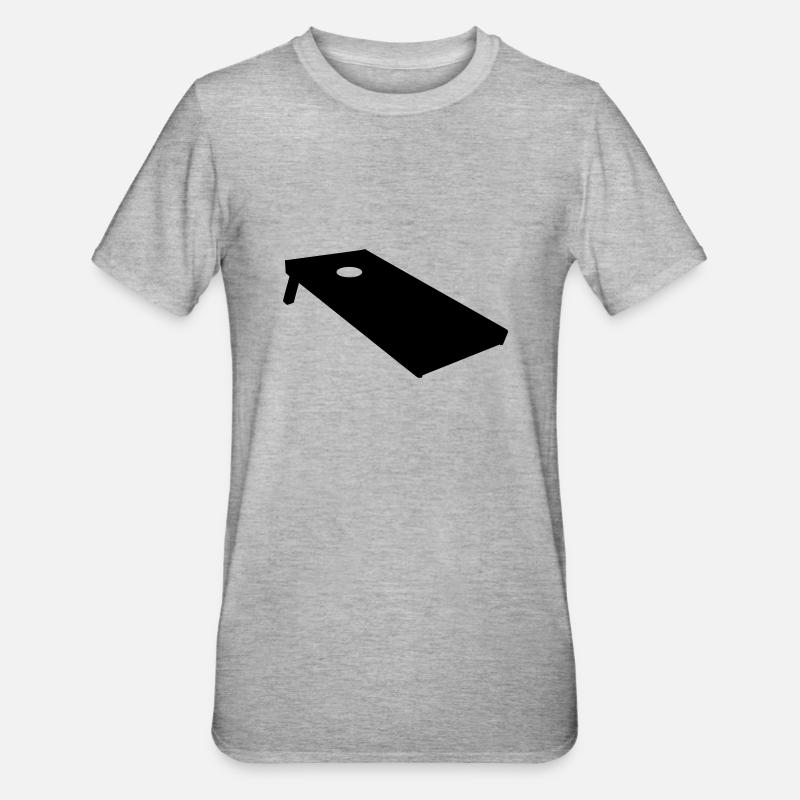 Cornhole - Unisex Polycotton T-Shirt - heather grey
