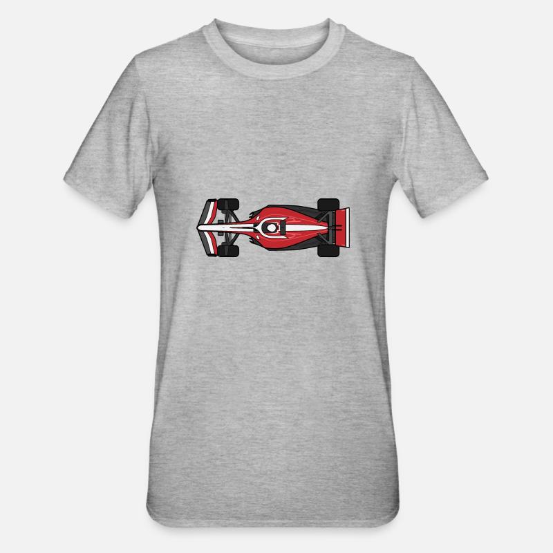 Formula Car - Unisex Polycotton T-Shirt - heather grey