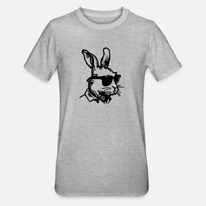 Lapin Lapin - T-shirt polycoton Unisexe - gris chiné