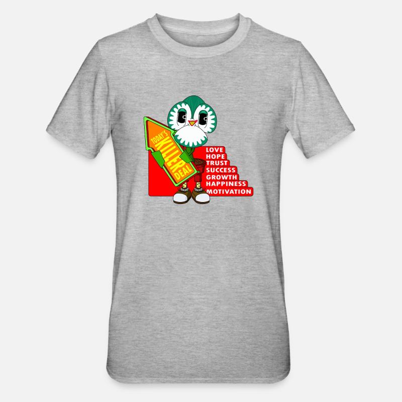 HASARD - T-shirt polycoton Unisexe - gris chiné