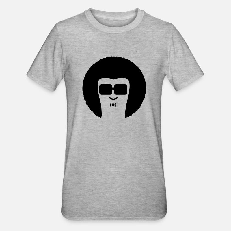 man3_f1 - T-shirt polycoton Unisexe - gris chiné