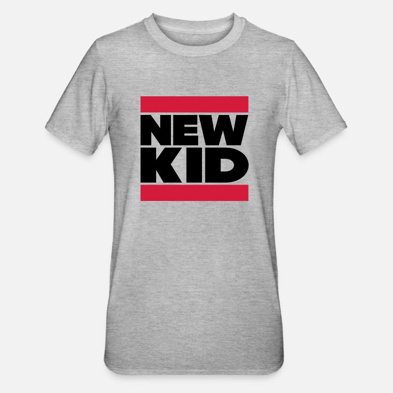 New Kid in Dubstep Regardez - T-shirt polycoton Unisexe - gris chiné