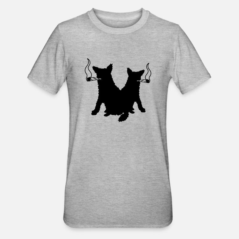 Équipe Kiffer Chiens - T-shirt polycoton Unisexe - gris chiné