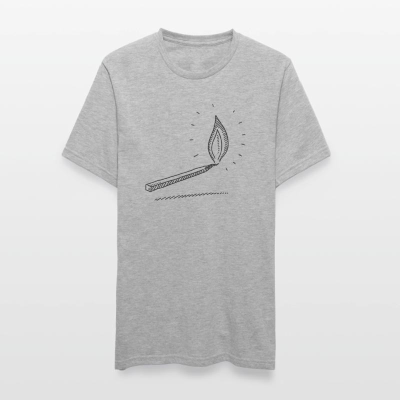 Match Light Fire Symbol Unisex Polycotton T-Shirt