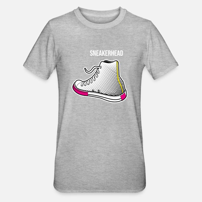 Sneakhead - Unisex Polycotton T-Shirt - Grau meliert