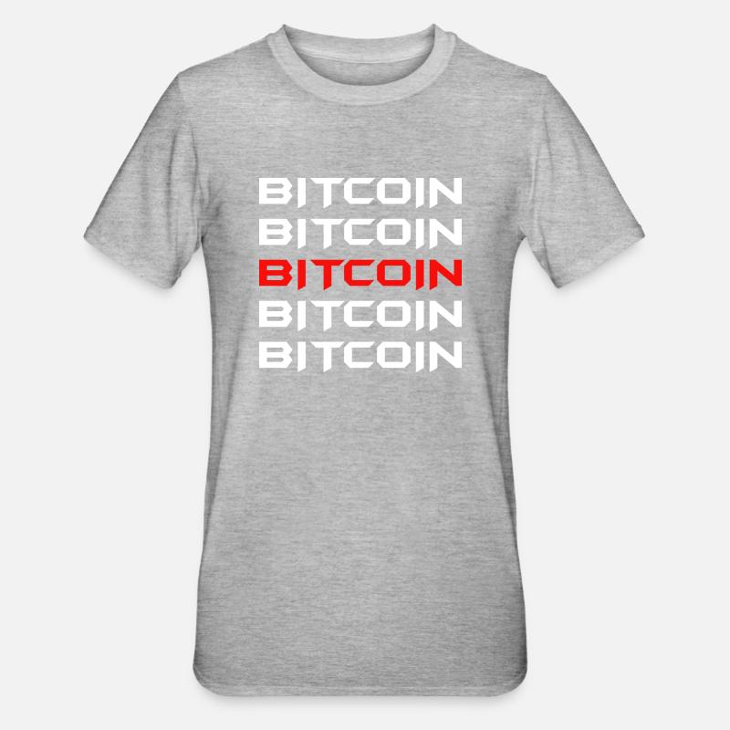 Bitcoin Trading Crypto Stocks - T-shirt polycoton Unisexe - gris chiné