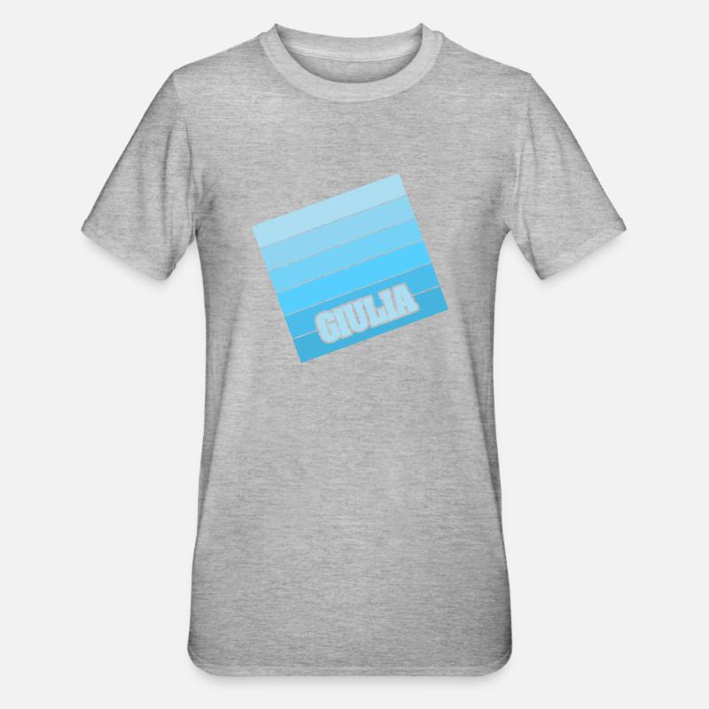 Mme Giulia - T-shirt polycoton Unisexe - gris chiné
