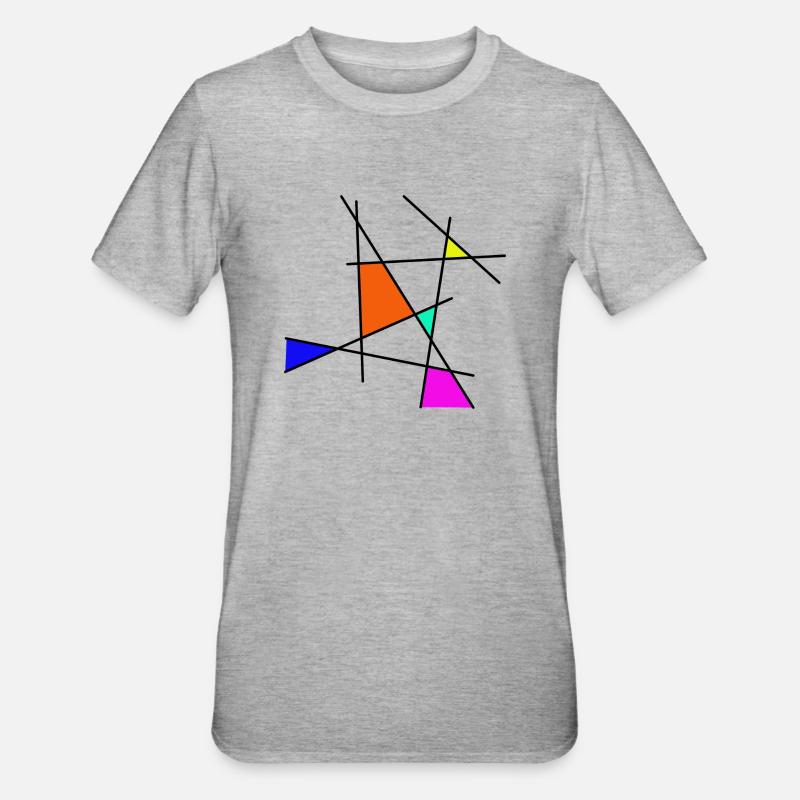farbhalma 1 - Unisex Polycotton T-Shirt - Grau meliert