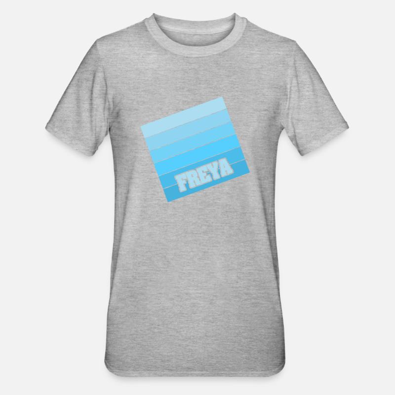 Cadeau pour Freya - T-shirt polycoton Unisexe - gris chiné