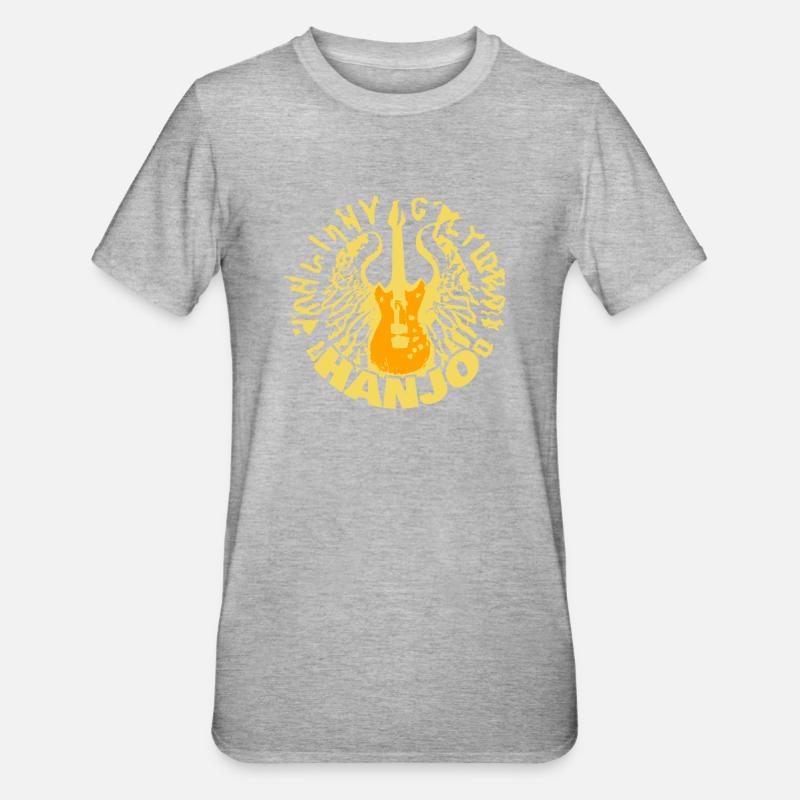 Hanjo - T-shirt polycoton Unisexe - gris chiné