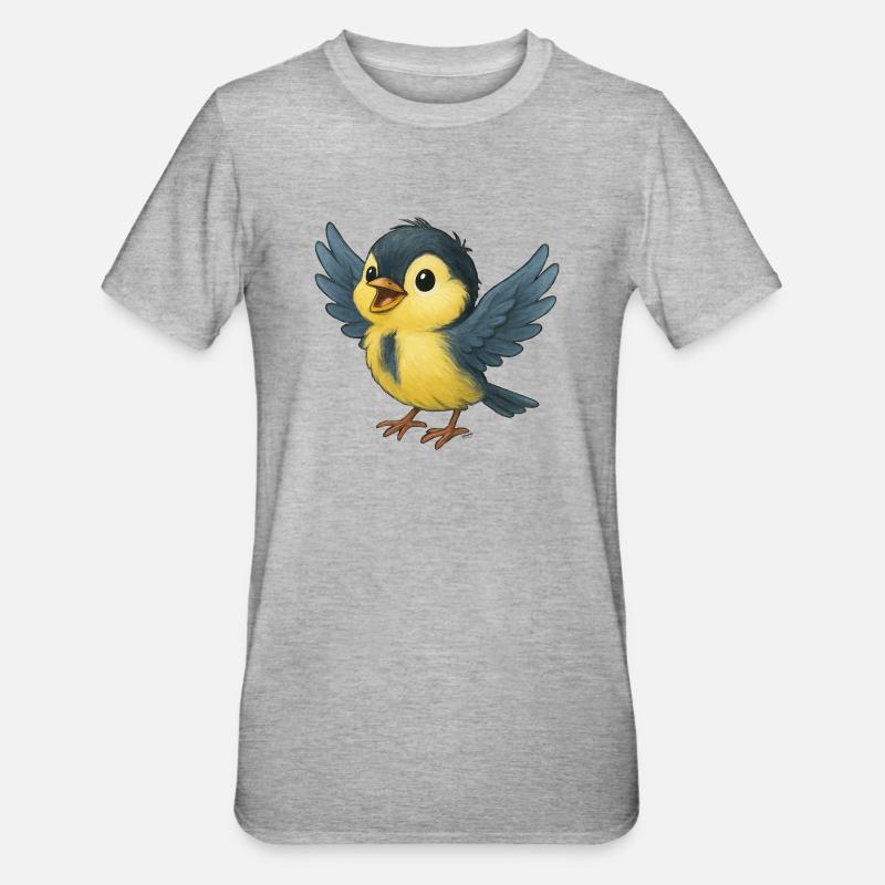 Cute little - Unisex Polycotton T-Shirt - heather grey