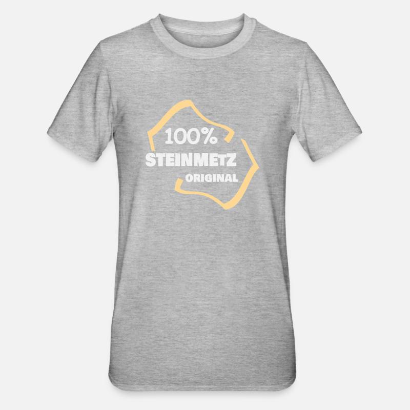 Beruf Steinmetz - Unisex Polycotton T-Shirt - Grau meliert