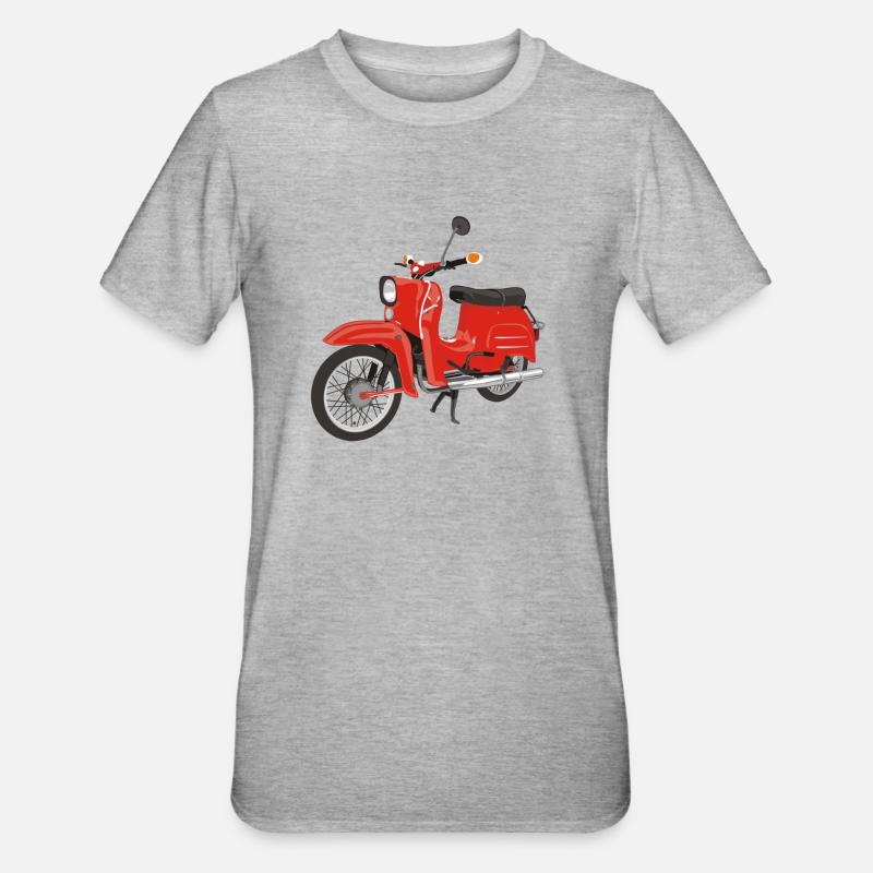 Simson Schwalbe - T-shirt polycoton Unisexe - gris chiné