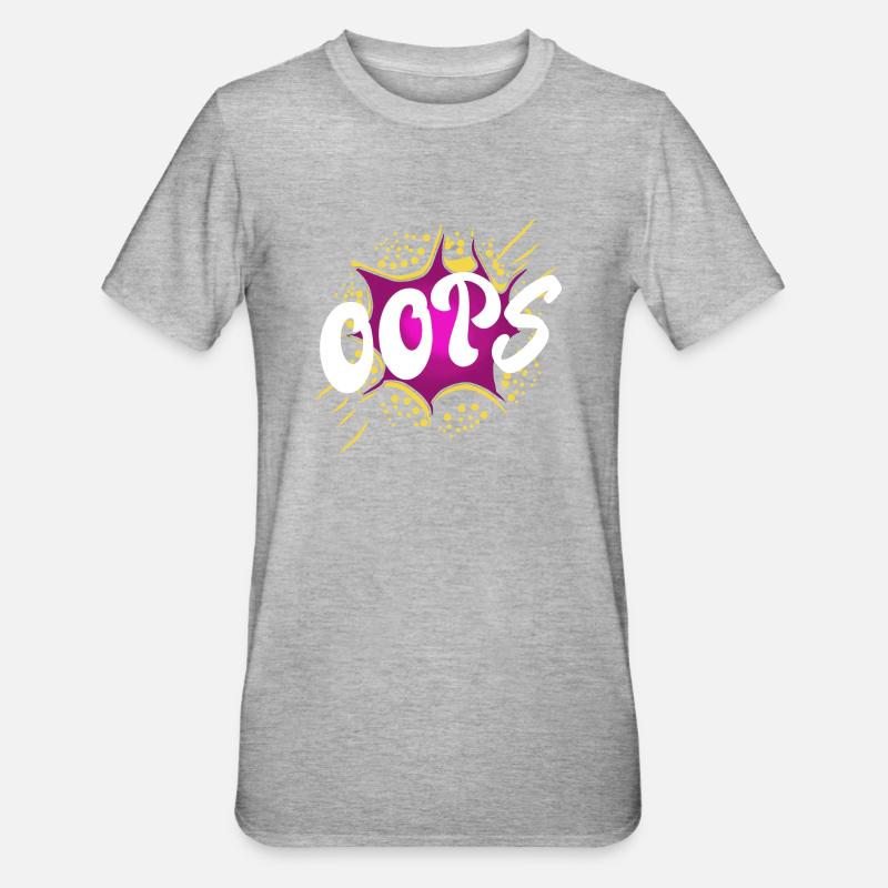 Pardon - T-shirt polycoton Unisexe - gris chiné