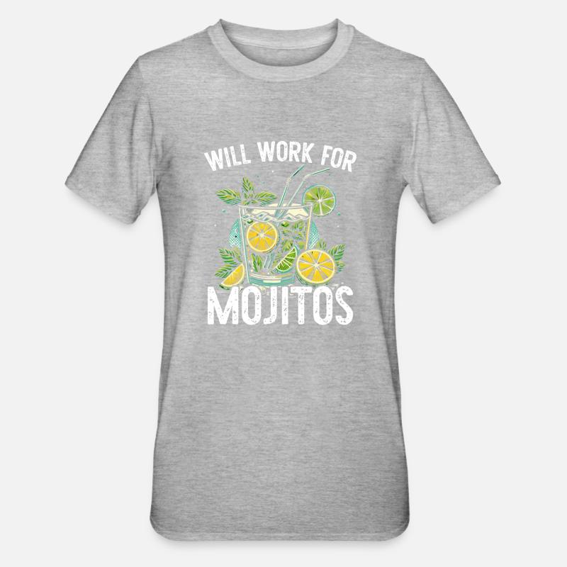 Fonctionnera pour Mojitos - T-shirt polycoton Unisexe - undefined