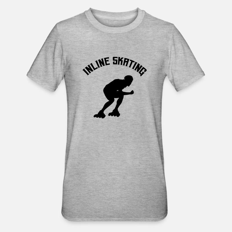 Roller - T-shirt polycoton Unisexe - gris chiné