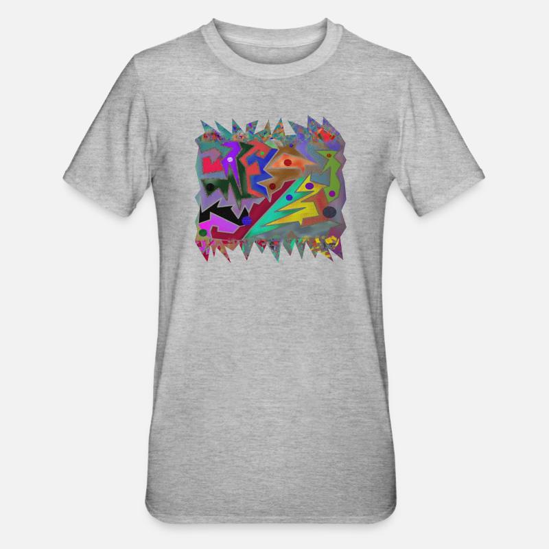 Croute en grotte - T-shirt polycoton Unisexe - gris chiné