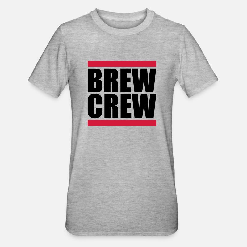 Brew Crew Beam Spell - T-shirt polycoton Unisexe - gris chiné