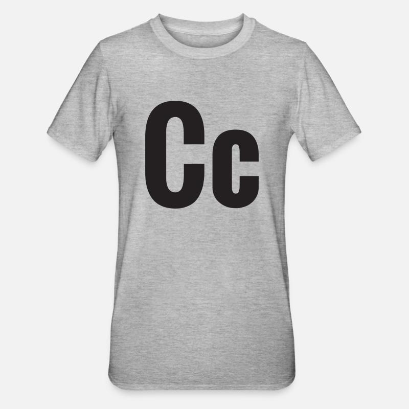 Point (C) - T-shirt polycoton Unisexe - gris chiné