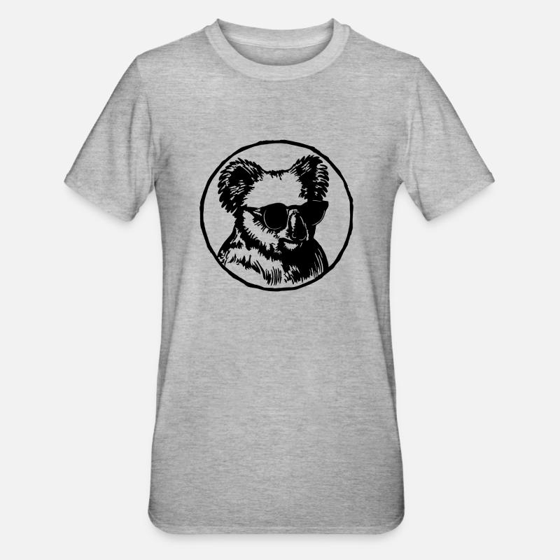 Koala - T-shirt polycoton Unisexe - gris chiné