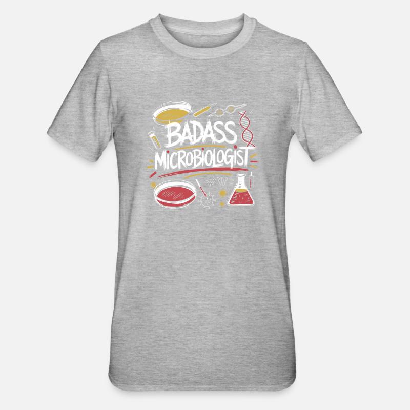 La science avec passion - T-shirt polycoton Unisexe - gris chiné