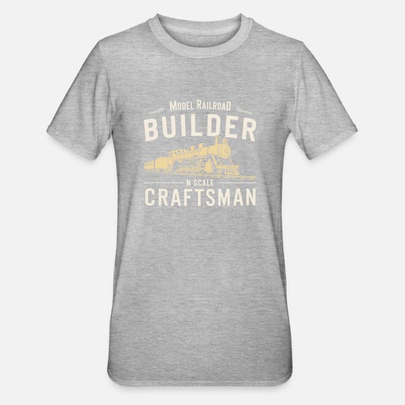 Precision in model making - Unisex Polycotton T-Shirt - heather grey
