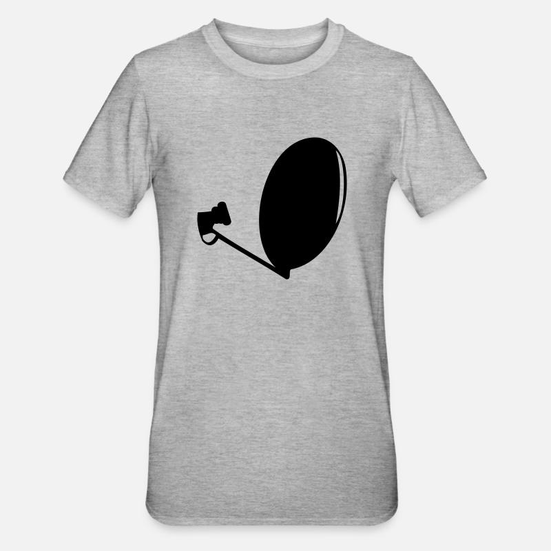 SAT - T-shirt polycoton Unisexe - gris chiné