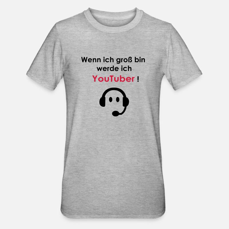 Onlinestar - Unisex Polycotton T-Shirt - Grau meliert